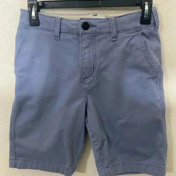 Abercrombie Kids Shorts Boys Size 11/12 Light Blue Flat Front Chino - Picture 1 of 3